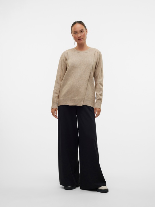 Immagine prodotto Mamalicious Scollo rotondo Polsini a coste Pullover Top in maglia