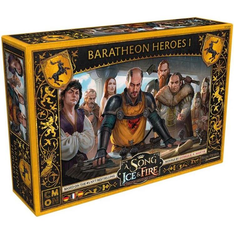 Cmon CMND0128 - Baratheon Heroes #1 - A Song of Ice & Fire (DE, ES, FR), ab 14 Jahren (Erweiterung) (Deutsch, Französisc...