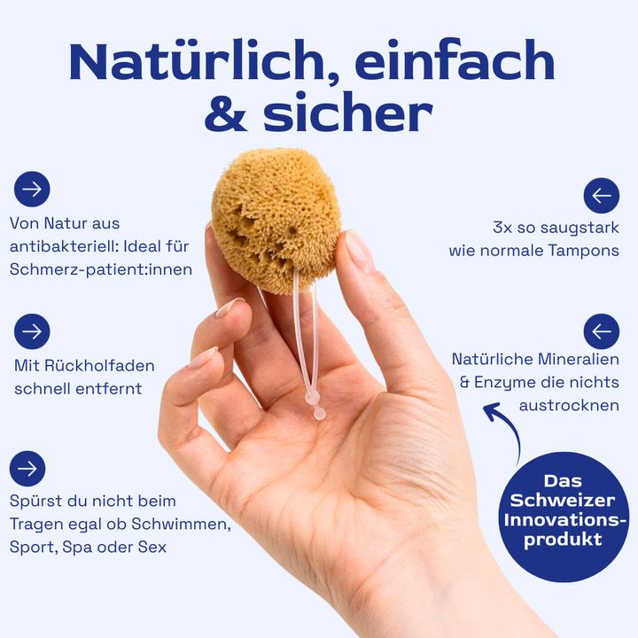 Image du produit Hera Organics Menstruationsschwämme (Mini)