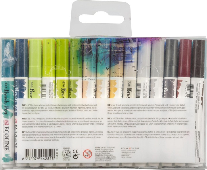 Produktbild Talens Ecoline Brush Pen Set (Multicolor, 30 x)
