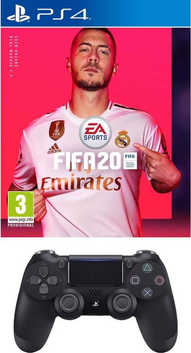 Produktbild Sony PS4 Dualshock 4 Wireless Controller + FIFA 20 (PS4)