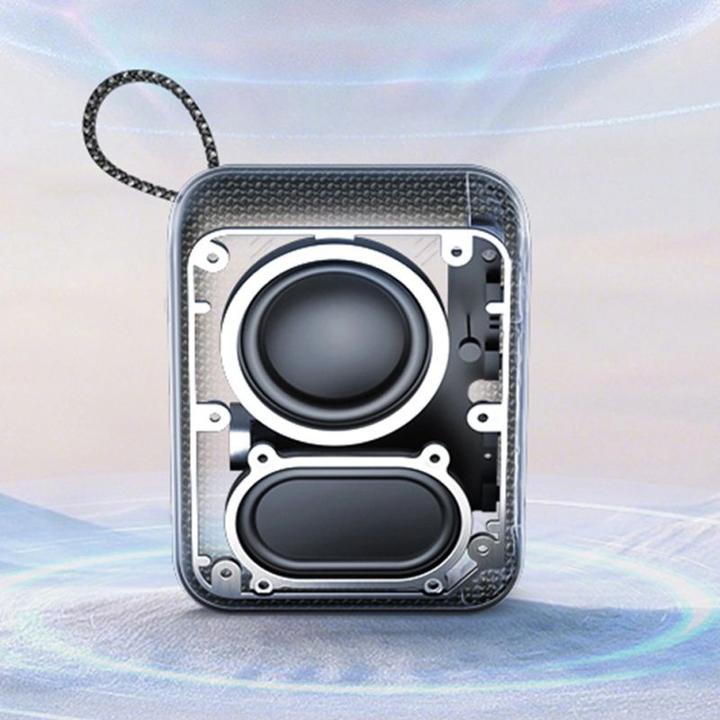 Produktbild QCY SP2 IP67 Bluetooth-Lautsprecher mit RGB-Hintergrundbeleuchtung und Stereomodus – Schwarz (17 h)