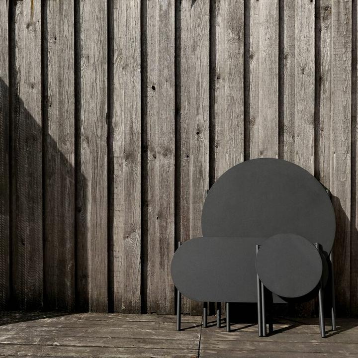 Actual product image Zone Denmark Disc stool 33 x 45 cm, black