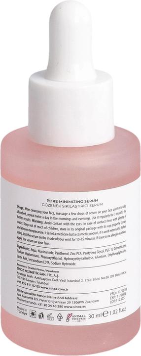 Actual product image Sinoz Pore Reducing Niacinamide Serum 30ml (30 ml)