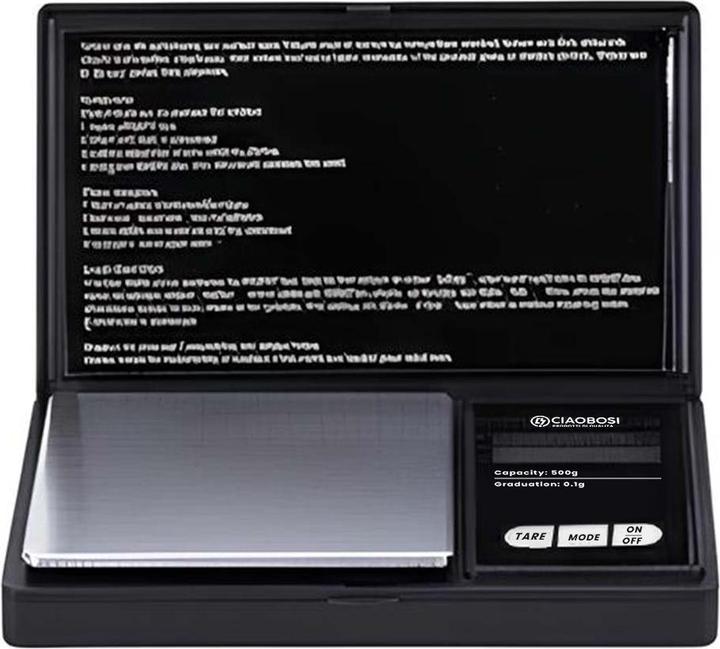 Produktbild Avizar Präzisionswaage 0,01–500g mit Deckel