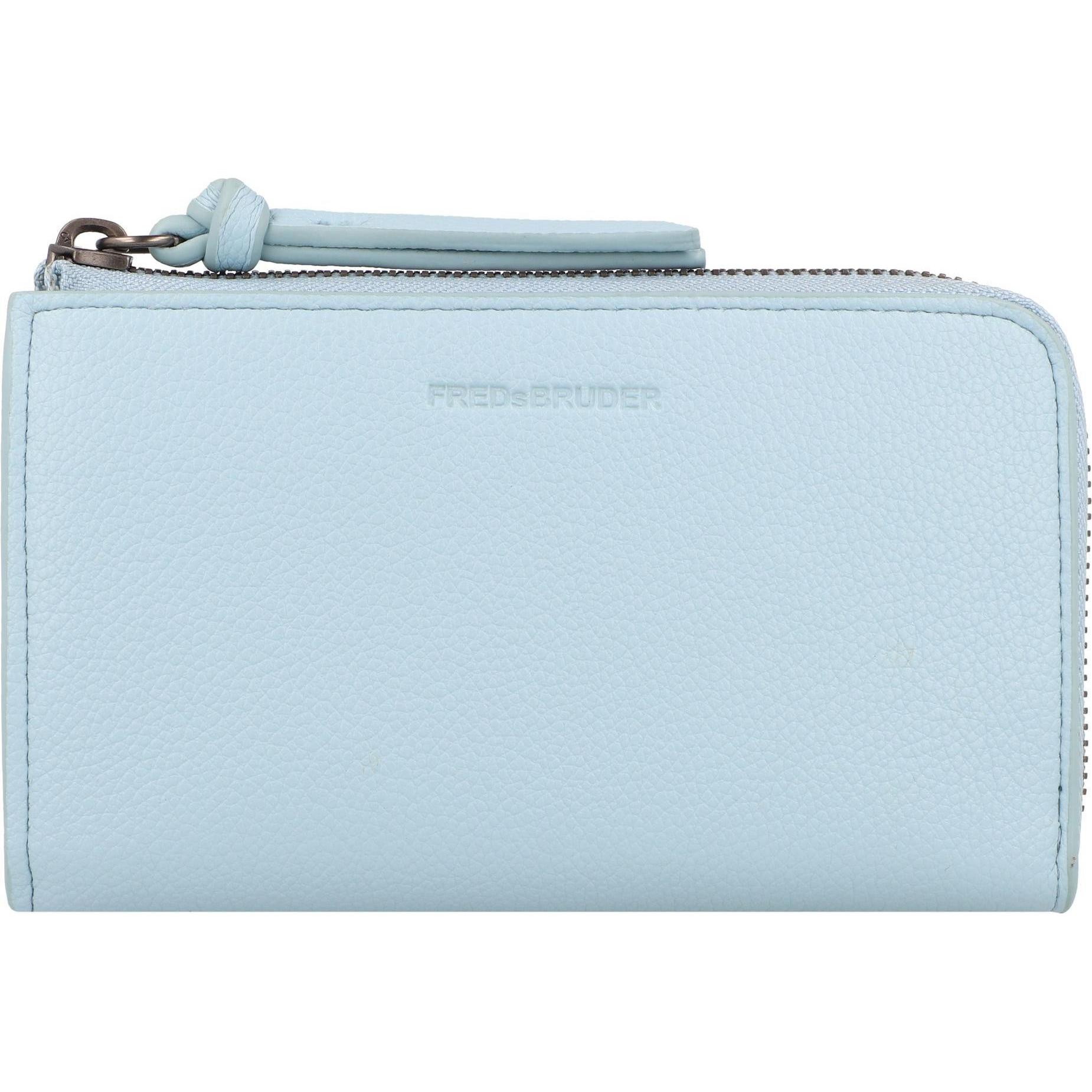 FredsBruder, Damen, Portemonnaie, Bestie Geldbörse Leder 16 cm, Blau