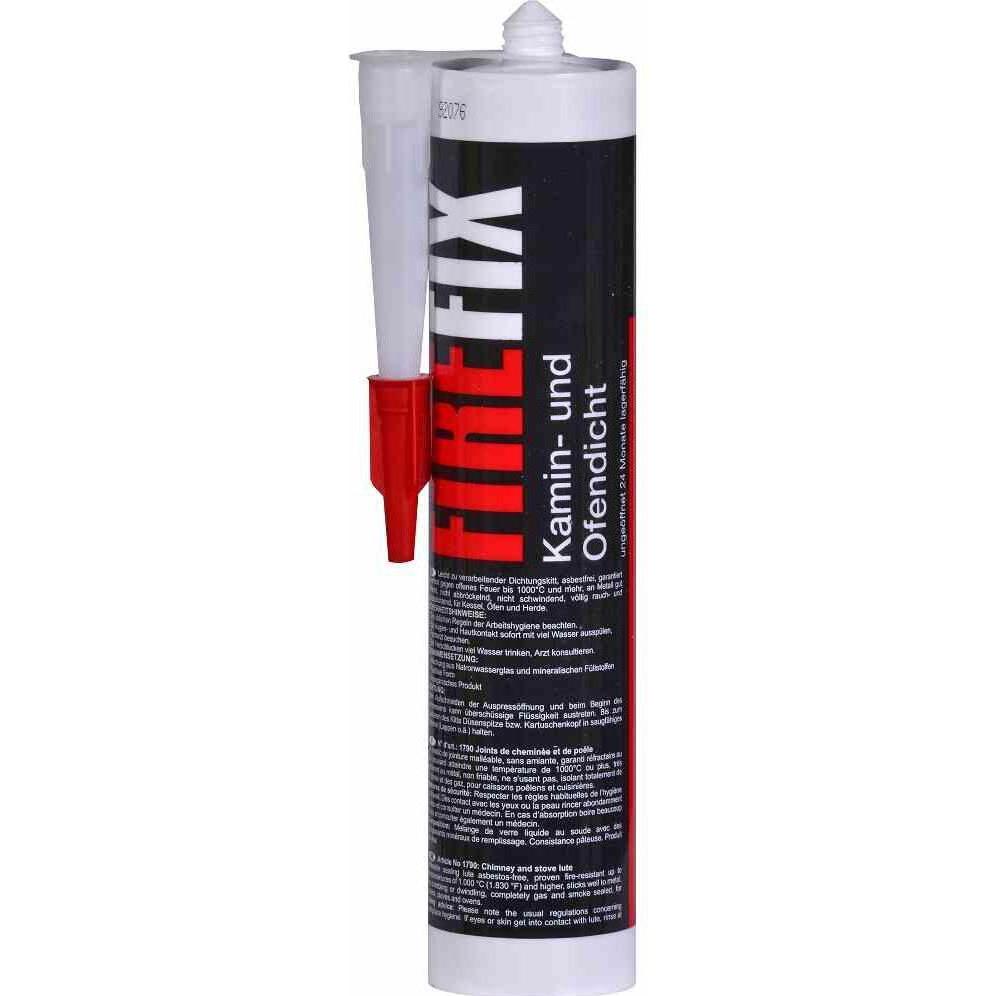 Thumbnail - FireFix, Zubehör Kerzen + Kamin, 1790 Kamin- und Ofendicht (Kartusche) 310 ml, hitzebeständig bis 1.000 °C