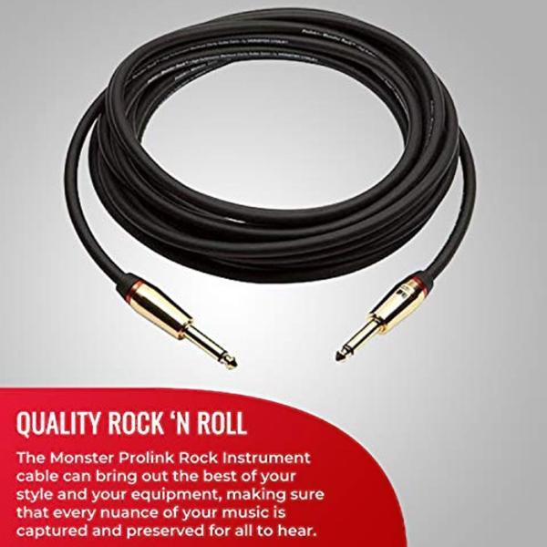 Image du produit Monster Prolink Rock (6.40 m, jack 6.3mm)