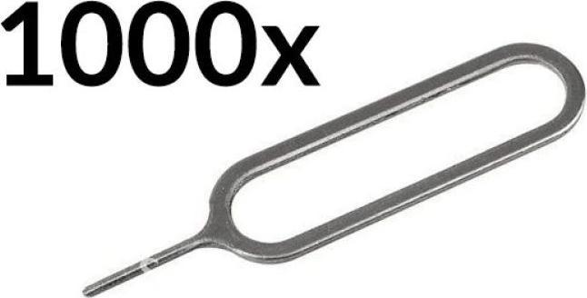 Produktbild Hurtel 1000 pcs bag - Sim-Karten Öffnungs Werkzeug / Sim Removal Tool iPhone 3G 3GS 4 4G 4S