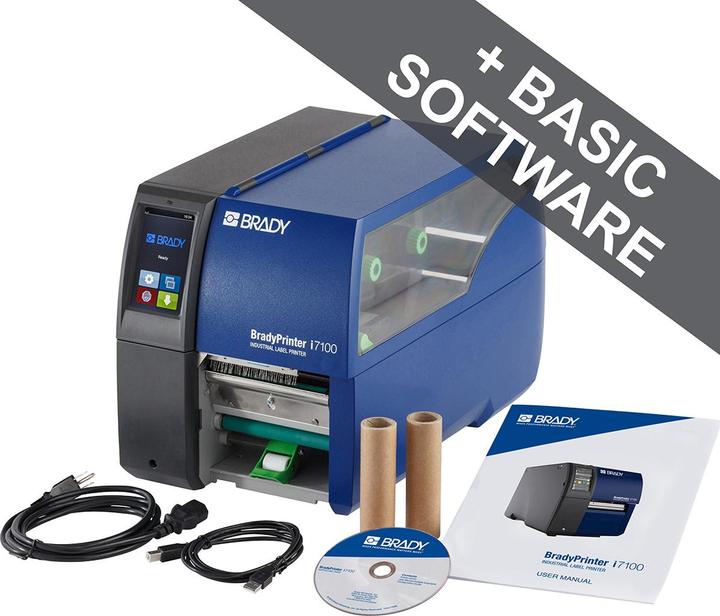 Actual product image Brady BradyPrinter i7100-300-P-US, thermal transfer printer, max. width 110 mm, 300 dpi, USB, serial (300 dpi)