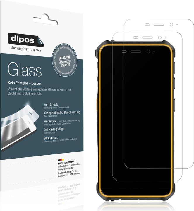 Produktbild Dipos Anti-Shock Displayschutz Matt 9H (1 Stück, Ulefone Armor X12 Pro)