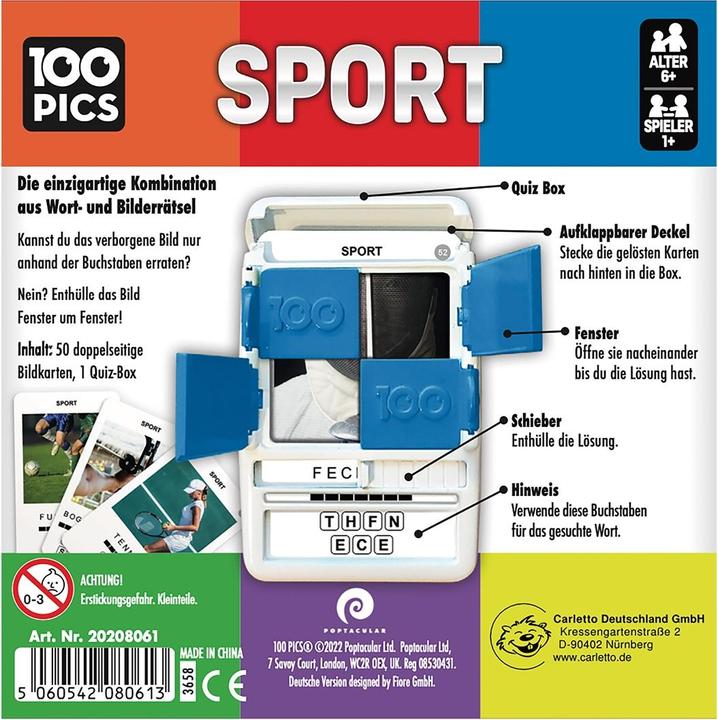 Immagine prodotto 100 Pics PICS Sport (Tedesco)