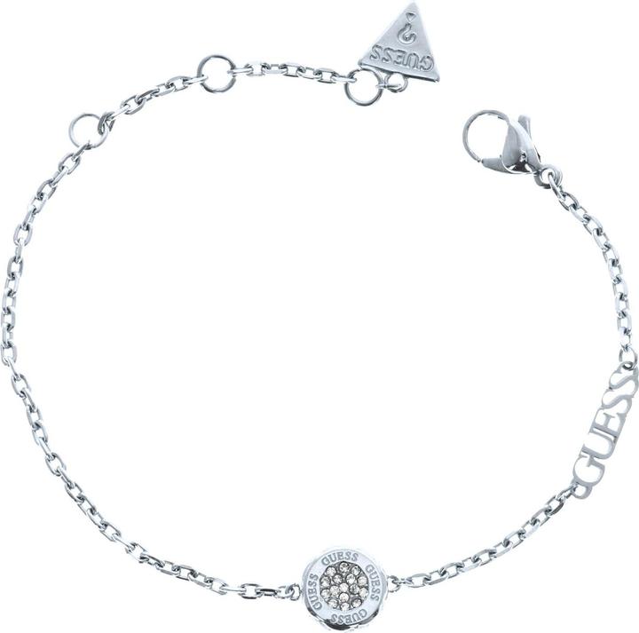 Guess Stylish Steel Bracelet With Zircons (18 cm, Edelstahl)