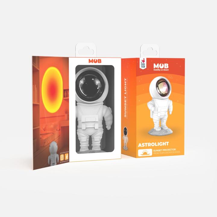 Actual product image Mobility on Board Astrolight Orange sunset