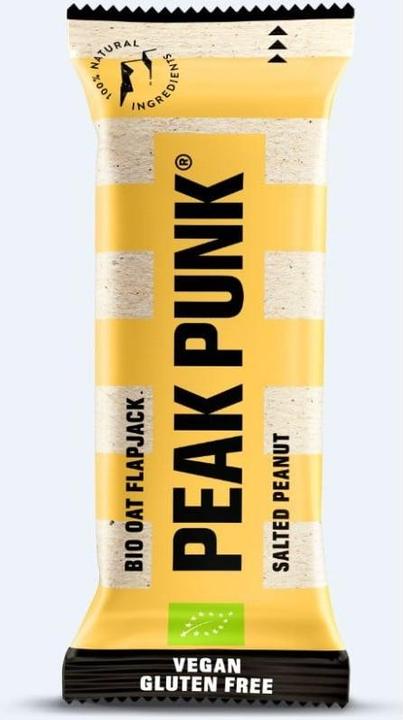 Actual product image Peak Punk Organic Oat Flapjack (Salted Peanut, 12 pcs., 720 g)
