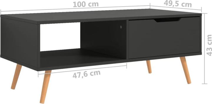 Image du produit vidaXL Couchtisch (100 x 49.50 x 43 cm)