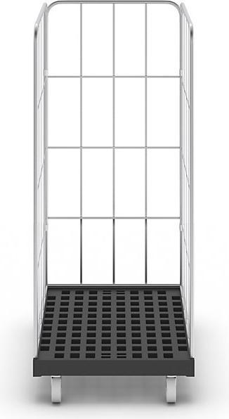 Produktbild eurokraft basic Rollbehälter mit Seitengitter (500 kg)