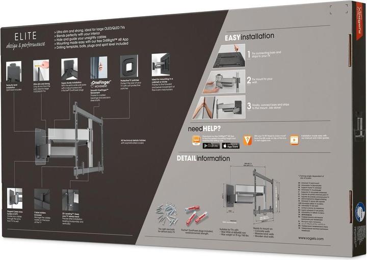 Actual product image Vogels TVM 5855 (Wall, 100", 75 kg)