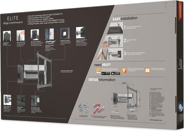 Produktbild Vogels TVM 5855 (Wand, 100", 75 kg)