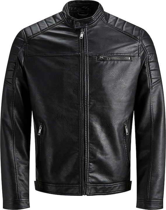 Jack & Jones Kunstlederjacke (L)