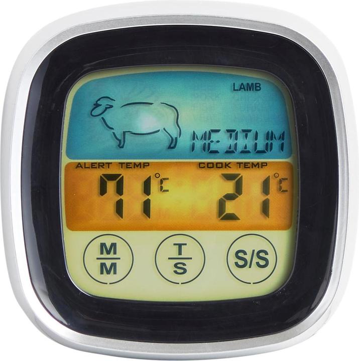 Produktbild Dangrill Fleischthermometer Digital, bis 250 Grad, Schwarz