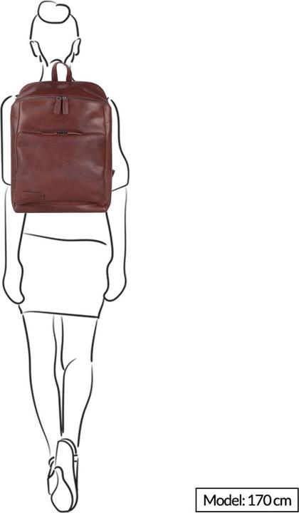 Produktbild Plevier Amaril rugzak 15.6 inch cognac. (14 l)