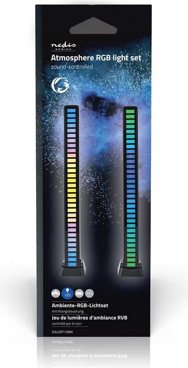 Actual product image Nedis Play Light | LED | Battery-powered | Used for: Desktop / Notebook | Black