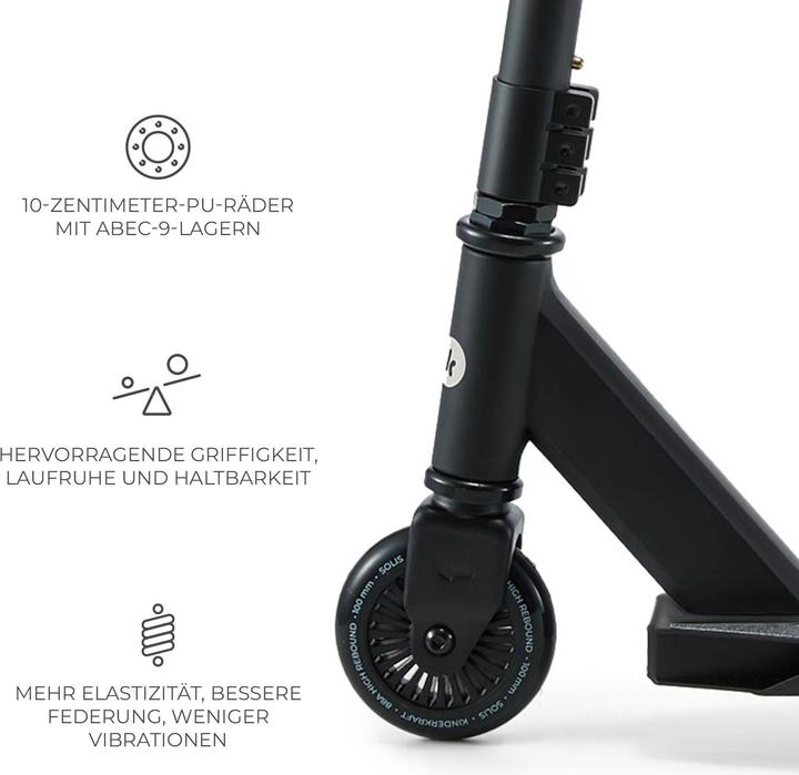 Actual product image KinderKraft scooter SOLIS Black