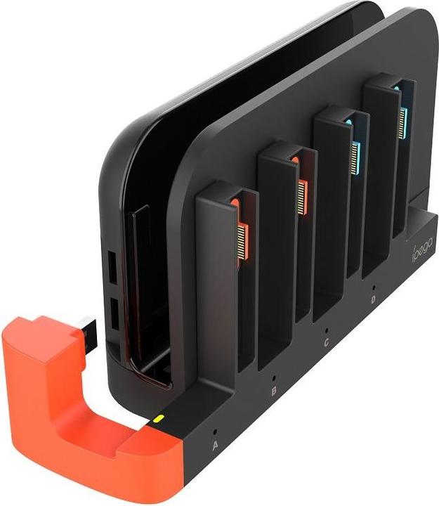 Productafbeelding iPega SW2185 Charger Dock for JoyCon Controllers Nintendo Switch 2 Black (Damaged Package) (Switch)