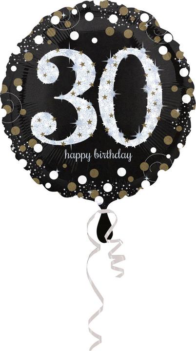 Produktbild Amscan Ballon 30 Jahre "Froher Geburtstag" (1 x)