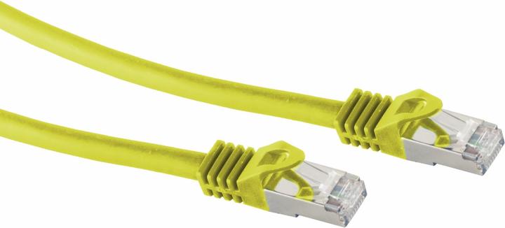 Productafbeelding S-Conn S/CONN maximale connectiviteit RJ45 patchkabel met CAT 7 ruwe kabel PIMF geel 5m (S/FTP, CAT7, 5 m)