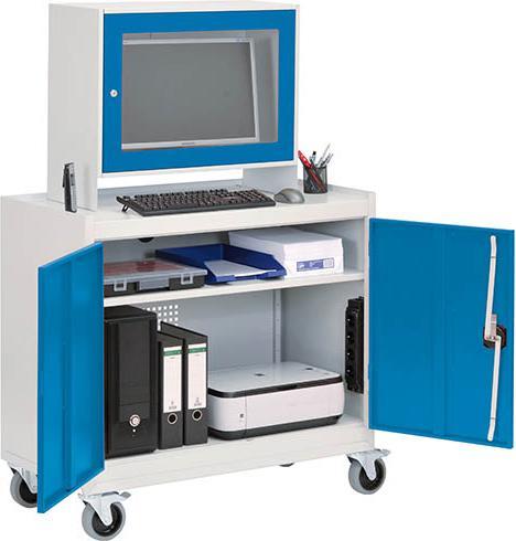 Image du produit Bedrunka & hirth Armoire à portes battantes pour chariot informatique