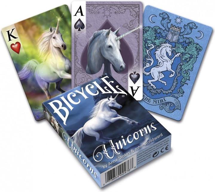 Actual product image Bicycle Cards Anne Stokes Unicorns (English)