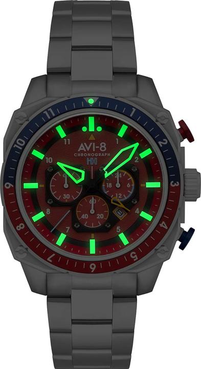 Immagine prodotto AVI-8 AV-4100-22 Hawker Hunter a tempo doppio (Cronografo)
