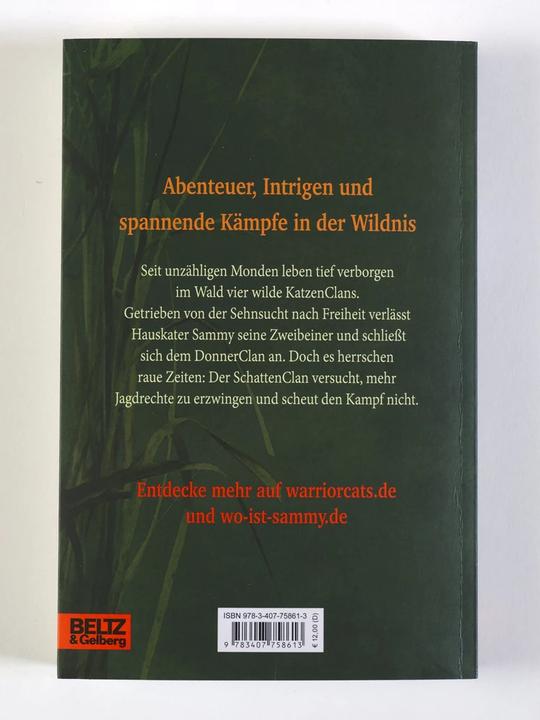 Immagine prodotto Warrior Cats. Die Prophezeiungen beginnen - In die Wildnis (Tedesco, Cacciatore di erin, Klaus Weimann, Melanie Korte, Bente Schlick, 2021)