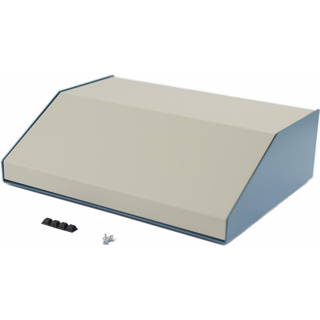 Hammond Pult-Gehäuse (Gehäuse), Elektronikzubehör + Gehäuse, Beige, Blau