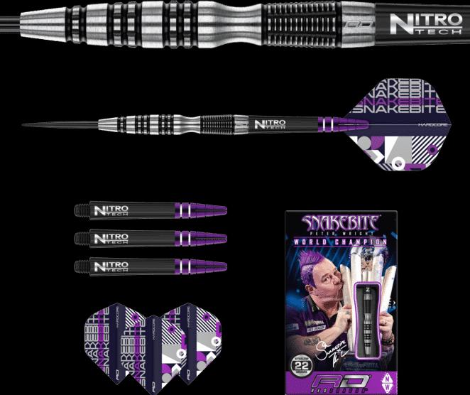 Immagine prodotto Red Dragon Punta in acciaio Peter Wright Black Racer (22 g)