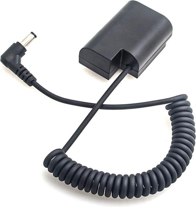 Produktbild Caruba Panasonic DMW DCC12 Volldecodierung Dummy Batterie (Federkabel) (DC-Kuppler)