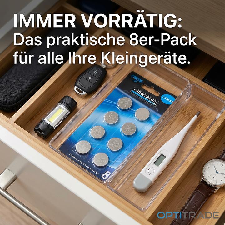 Produktbild Koopman Powerful (8 Stk., CR2032)