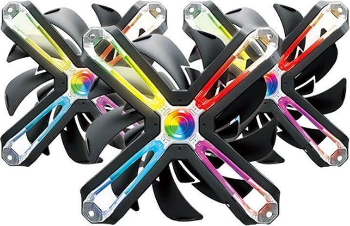 Image du produit Zalman 140mm ZM-SF140 ARGB Triple Pack avec contrôleur (140 mm, 3x)