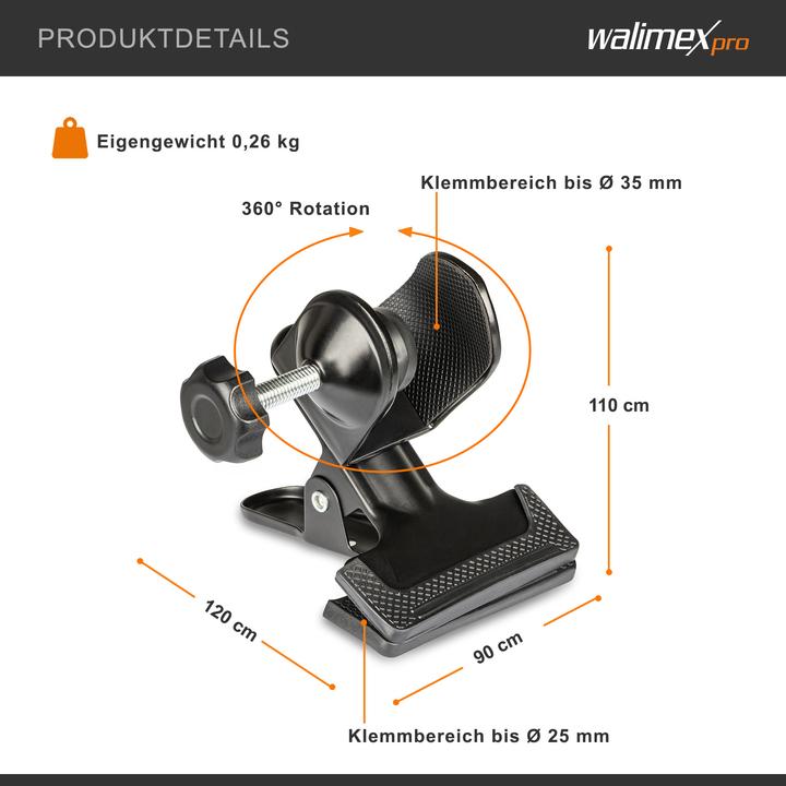 Actual product image Walimex Screw terminal (Stand holder)