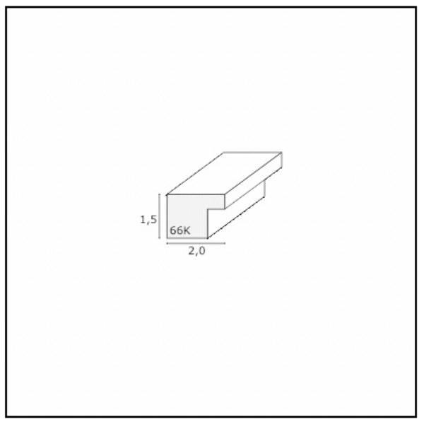 Produktbild Deknudt Bilderrahmen S66KF2 P1 (18 x 24 cm)