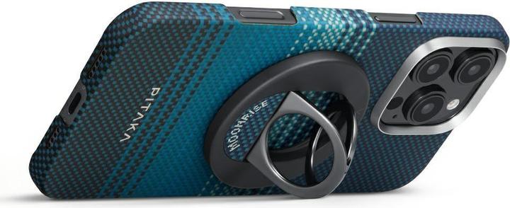 Actual product image Pitaka Magnetic holder MagEZ Grip 3 MagSafe for phone moonrise