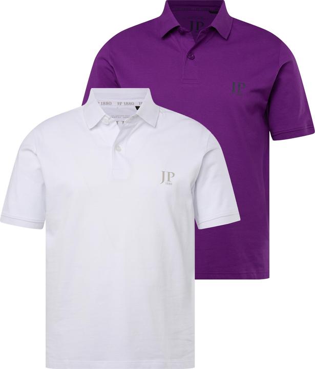 Actual product image JP1880 2 Pack of Polo Shirts, combed cotton piqué (L)