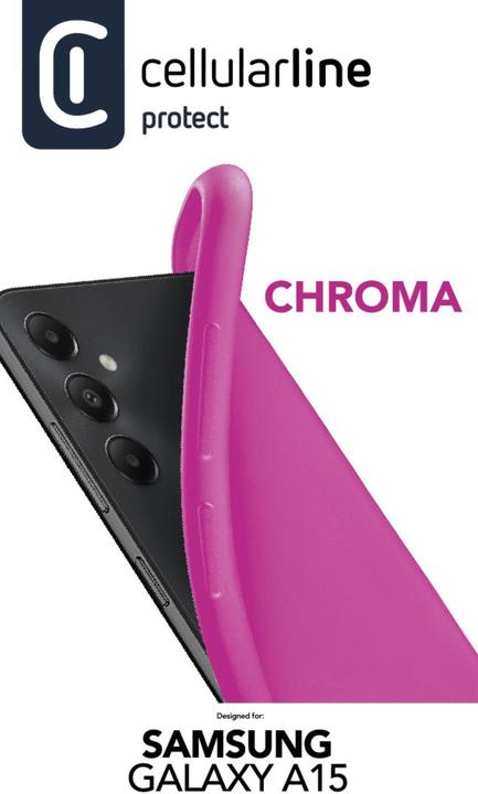 Actual product image Cellularline Chroma Case for Samsung A15 5G Pink (Samsung Galaxy A15 5G)