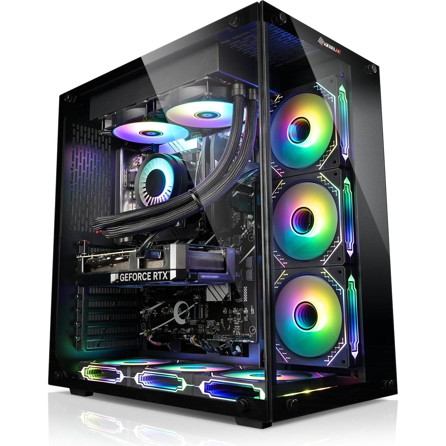 Kiebel Panorama (Intel Core i9 12900KF, 32 GB, 2000 GB, GeForce RTX 4070), PC, Schwarz