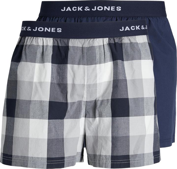 Produktbild Jack & Jones 2er-Pack Karo Boxershorts (XL, 2er Pack)