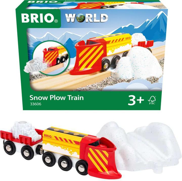Actual product image Brio Snow removal train