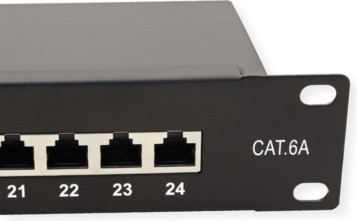 Immagine prodotto Value Pannello patch 19" Cat6A/Cl.EA 24 porte schermate nero