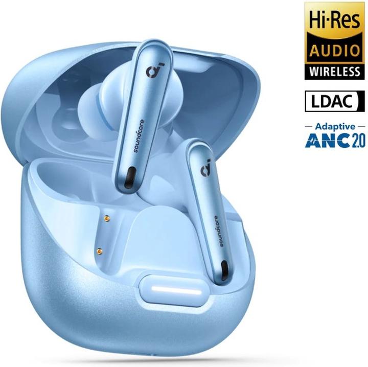 Image du produit soundcore Liberty 4 NC A3947G61 In-Ear Bluetooth Headset Light Blue (ANC, 50 h, Sans fil)